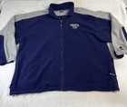 Penn State Nittany Lions Team Starter Full Zip Fleece Mens 3xl Blue Gray Logo
