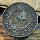 1856 Seated Liberty Half Dime Nice Original Xf Details Solder Reverse Chrc