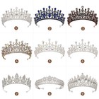 Aw Bridal Royal Queen Princess Crown Crystal Wedding Bridal Tiara Prom Pageant