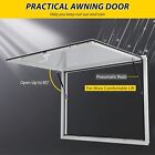 Concession Window Aluminum Alloy Food Truck Service Window W  Awning Door 4 Size