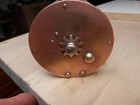 Vintage  california  Brass Free Spool Fishing Reel 200 Yard