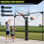 Heavy Duty 12ft X 10ft Basketball Return Net - Uv-resistant Backstop System