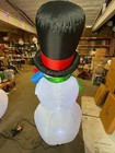 Inflatable Gemmy 6 Ft Animated Snowman Shivering Shakes Yard Christmas Decor 1d