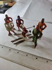 Vintage Barclay Lead Figures Skiers And Skaters