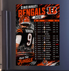 Cincinnati Bengals Schedule 2026-27 Season Magnet  5 X 7 Inches  High Definition