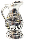 Vintage Judaica Jewish Jerusalem Holy Land 925sc Shabbat Pitcher Judaism Israel