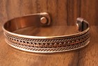 Copper Bracelet Magnetic Healing Therapy Arthritis Pain Relief Men Women Cuff
