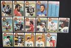 1979 Topps Vintage Football Lot Of 40 Cards  pr Cond 