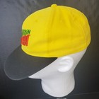 Vintage Yellow Mountain Dew Soda Pop Embroidered Hat 100  Cotton Taiwan 