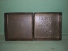 Two Vintage Ovenex Square 8  X 8  X 2  Metal Waffle Pattern Cake Baking Pan