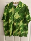 Vintage Alfred Shaheen Men   s Hawaiian Shirt Hand Screened Large
