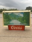 Rare Vintage Coors Beer Rocky Mountain Stream Motion Lighted Sign Waterfall