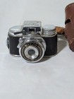 Vintage Mycro Miniature Mini Spy Camera Sanwa Co  Ltd  W  Leather Case Japan