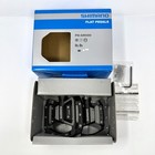 Shimano Pd-gr500 Flat Platform Pedals Black Mtb Concave Alloy Adjustable Pins