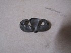 Us Military Insignia Plain Paratrooper Jump Wings Metal Dull Silver Color Older