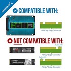 Sabrent M 2 Sata Ssd To 2 5 Inch Sata Iii Aluminum Enclosure Adapter  ec-m2sa   
