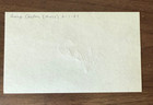 Hof Gary Carter Autograph Signed 3 X 5 Index Card - Expos Dodgers Mets