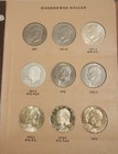 Complete  32  Coin 1971 - 1978  Eisenhower Silver Dollar Collection Set Dansco