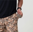Burlebo Men   s Athletic Short - Pintail Camo - Brown Pocket 7    Inseam