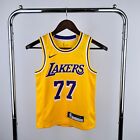 New With Tagsluka Doncic  77 Youth L La Lakers Yellow Jersey Basketball