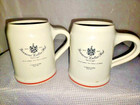 Set Of 2 Vintage Brauerei Loller Hof  Whiskey Glass Mugs