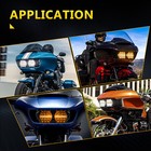 Led Halo Dual Headlight For Harley Road Glide Fltr Fltrx Fltrxs Fltru 2015-2024