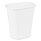 2 Pack Sterilite 3 Gallon Bathroom Trash Can Waste Basket Garbage Bin White