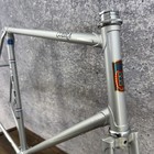 Vintage Chimo Cobra Road Bike Frame 62cm Silver Steel Suntour 700c 123mm Tall