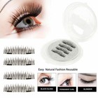 5set 20pc Double Magnetic Eyelashes False Eyelashes Natural Eye Lashes Extension
