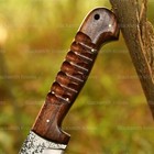 Handmade Spring Steel Blade Tactical Machete Sword  Hunting Sword Camping