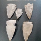 5 Various Arrowheads From Unknown Region 