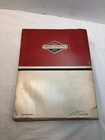 Vintage Briggs   Stratton Service And Repair Instructions Manual 270962 Engine