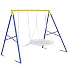 Swing Stand Metal Frame For Backyard  Heavy Duty Full Steel A-frame With 