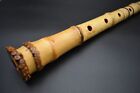 Japanese Antique Shakuhachi Flute Instrument Length 24 4in  a525-7