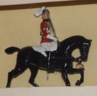 Vintage Britains No  9206 Life Guards Mounted 4 Piece Set In Original Box