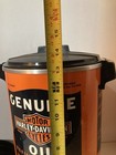 Vintage Harley Davidson Coffee Maker Oil Can Graphics  as Is Good Display Pcs 