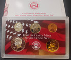 2002-s United States Mint Silver Proof Set W  Box   Coa