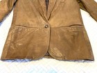 Winlit Tan brown Vintage Genuine Leather Jacket Blazer Vintage 80s 90s