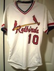 Antonio Boone  hamilton Redbirds    a      10 1991 1992 Game Used worn Home Jersey 