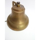 Vintage Solid Copper Ship Bell Nautical Antique Solid Brass Bell School Farm 