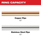 Milwaukee 1 2 Inch Cts-v Pivoting Press Ring For M18   M12 Force Logic Press