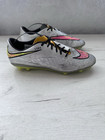 Nike Hypervenom Phatal Prem Fg Silver Pink Football Soccer Cleats Boots Us9 Uk8 