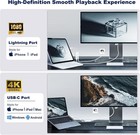 Lightning And Usb-c To Hdmi Adapter For Iphone To Tv  Mfi Certified 4k 60hz