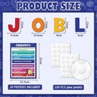 20 Pcs Job Skills Posters High School College Classroom Decorations Essential 