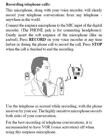 Record Cell Phone  Calls From Any Telephone With Your Voice Recorder  Universal