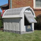 Outdoor Large Plastic Dog House Kennel Shelter Insulated Doghouse Dog Palace