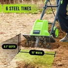 Steelite 16in 13 5-amp Corded Tiller And Cultivator Tiller With 9  Tilling Depth