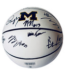 2025-2026 Michigan Wolverines Team Signed Basketball Coa Auto Yaxel   Dusty May