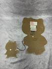 Sanrio Hello Kitty Wall Decor Lambs   Ivy Wooden Nursery Art Pink Vgc