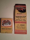 2 Allis Chalmers Matchbook Covers Portland  Oregon And Mason City Iowa 